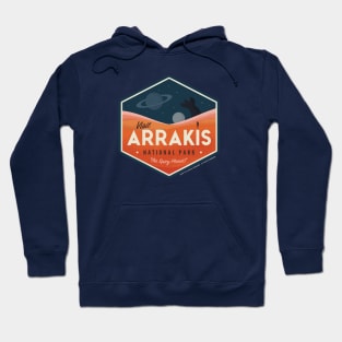 Dune – Visit Arrakis – The Spicy Planet! Vintage travel poster Hoodie